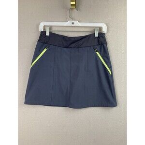 Title Nine Skirt Womans Size 2 Gray Golf Tennis Hiking Mini Pull On